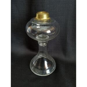 Vintage Victorian Oil Lamp Font - Footed Circa 1900